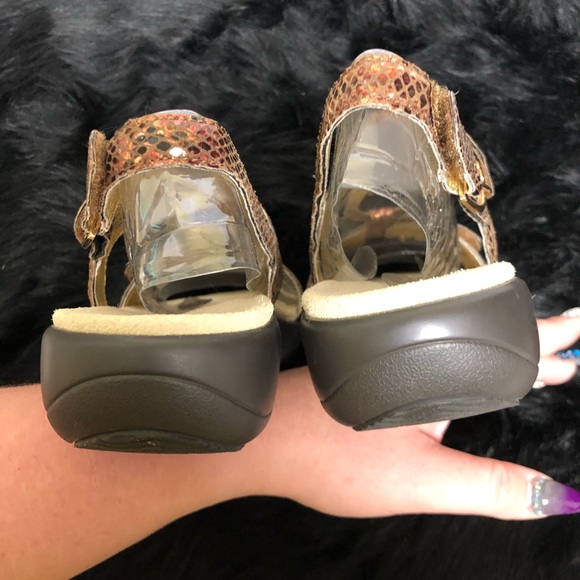 Algeria leather Velcro sling back sandals 38 - Picture 4 of 14